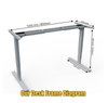 NT33-2AR3 desk frame sit to stand adjustable desks