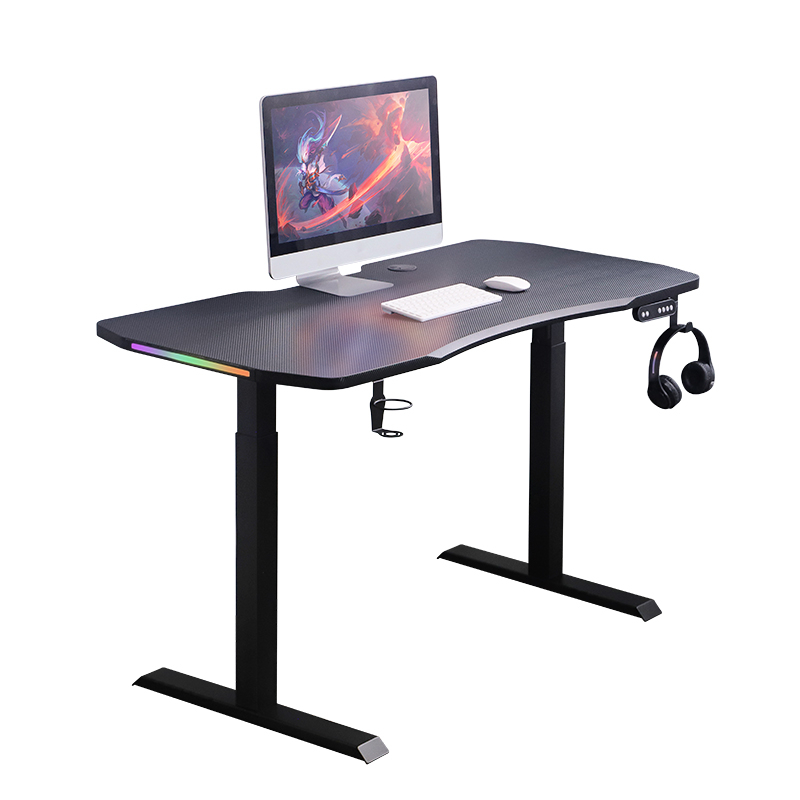 Nate Lighting Edges Gaming Desk Best Cheap Quality Computer Pc Desk For Game Gaming Hot Sell Gaming Table 