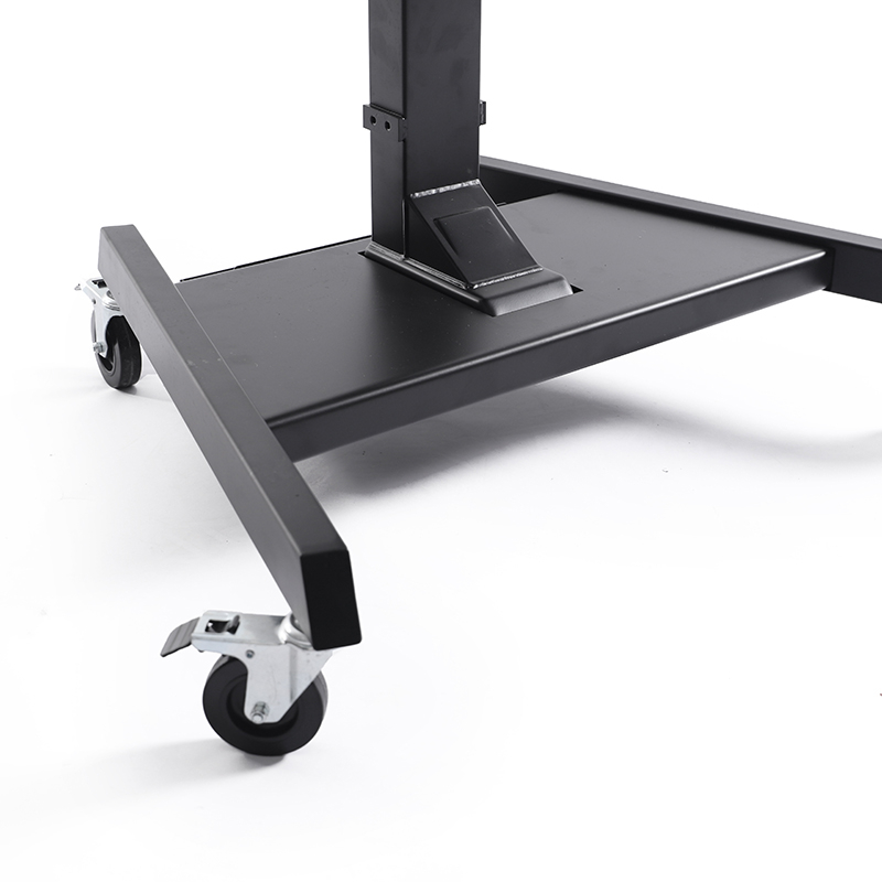 Height Adjustable Motorized Ceiling TV Mount Drop Down Motorized TV Lift Stand With Electric Remote Control