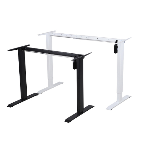Cheap Sit To Stand Workstation Electric Height Adjustable Single Motor Up Standing Desk Frame With Board For Home Office Work