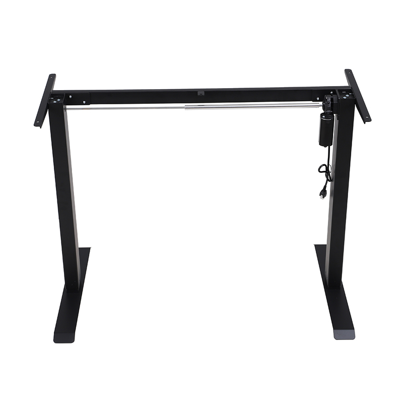 Single Motor Electric Height Adjustable Table Standing Desk Laptop Table Frame 2 Stages Ergonomic Desk For Work From Home