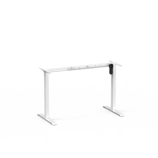 2SACRF2(A) White Desk Frame Front View