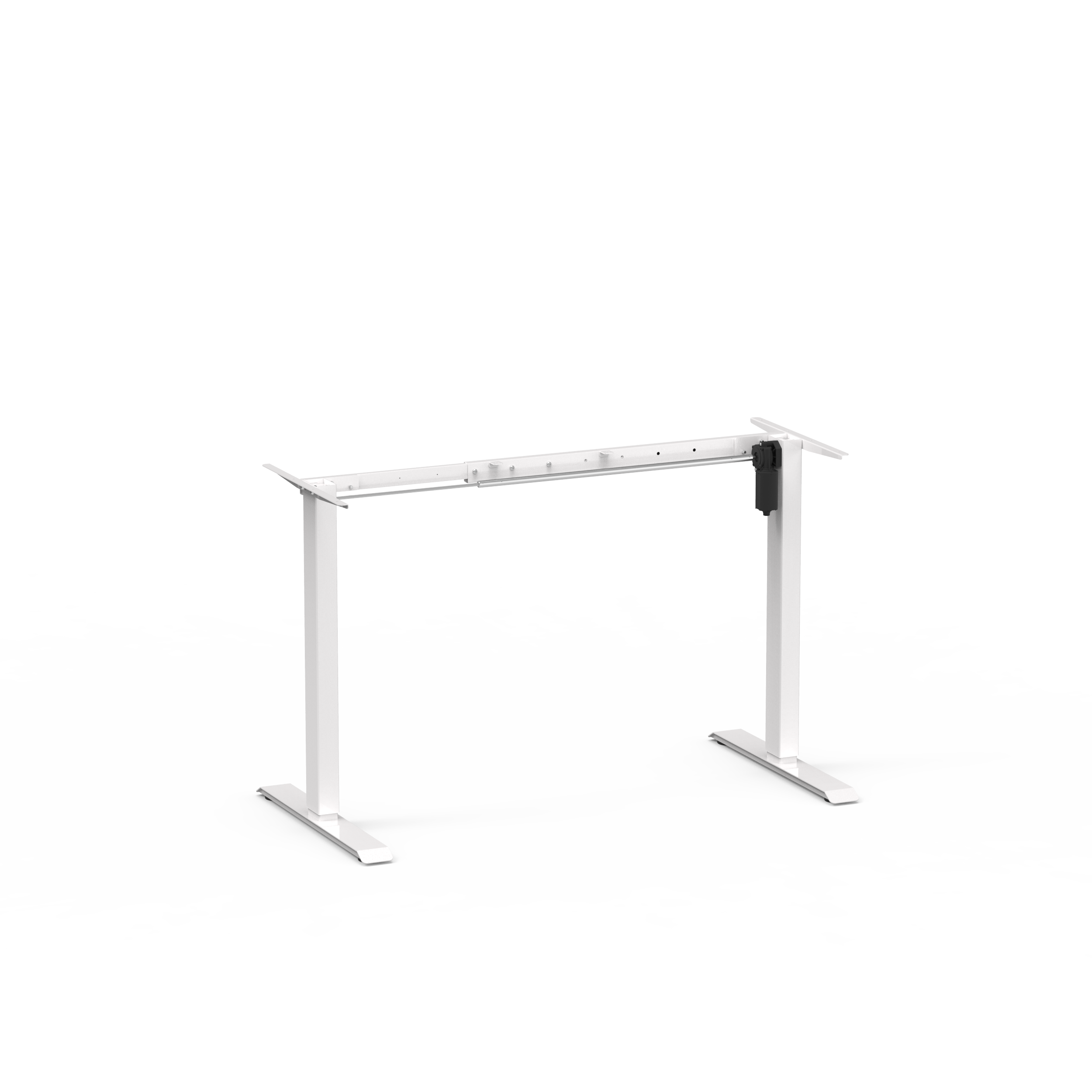 2SACRF2(A) White Desk Frame Front View