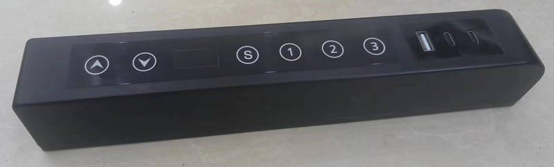 X1 Wooden Table Six-Key Hand-Controlled Integrated Touchpad with Gyroscope - with one USB - with two Type-C ports