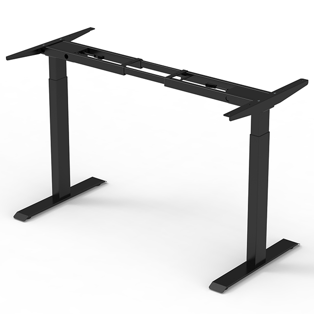 Home Office Suppliers 80KG Electric Stand Up Desk Single Motor Adjustable Height Lifting Desk Frame 