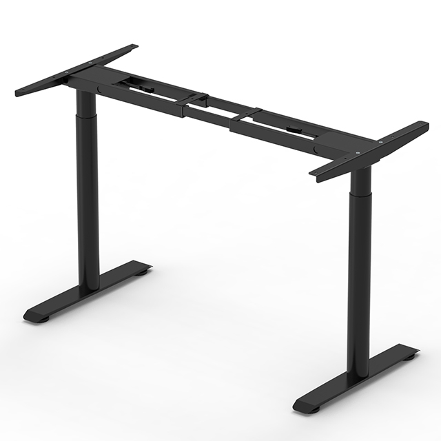 OEM ODM 2-Stage Round Column Dual Motor Standing Desk Mechanism Sit-Stand Desk Frame