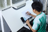 Wholesale Electronic Height Adjustable Study Desk with Shelving