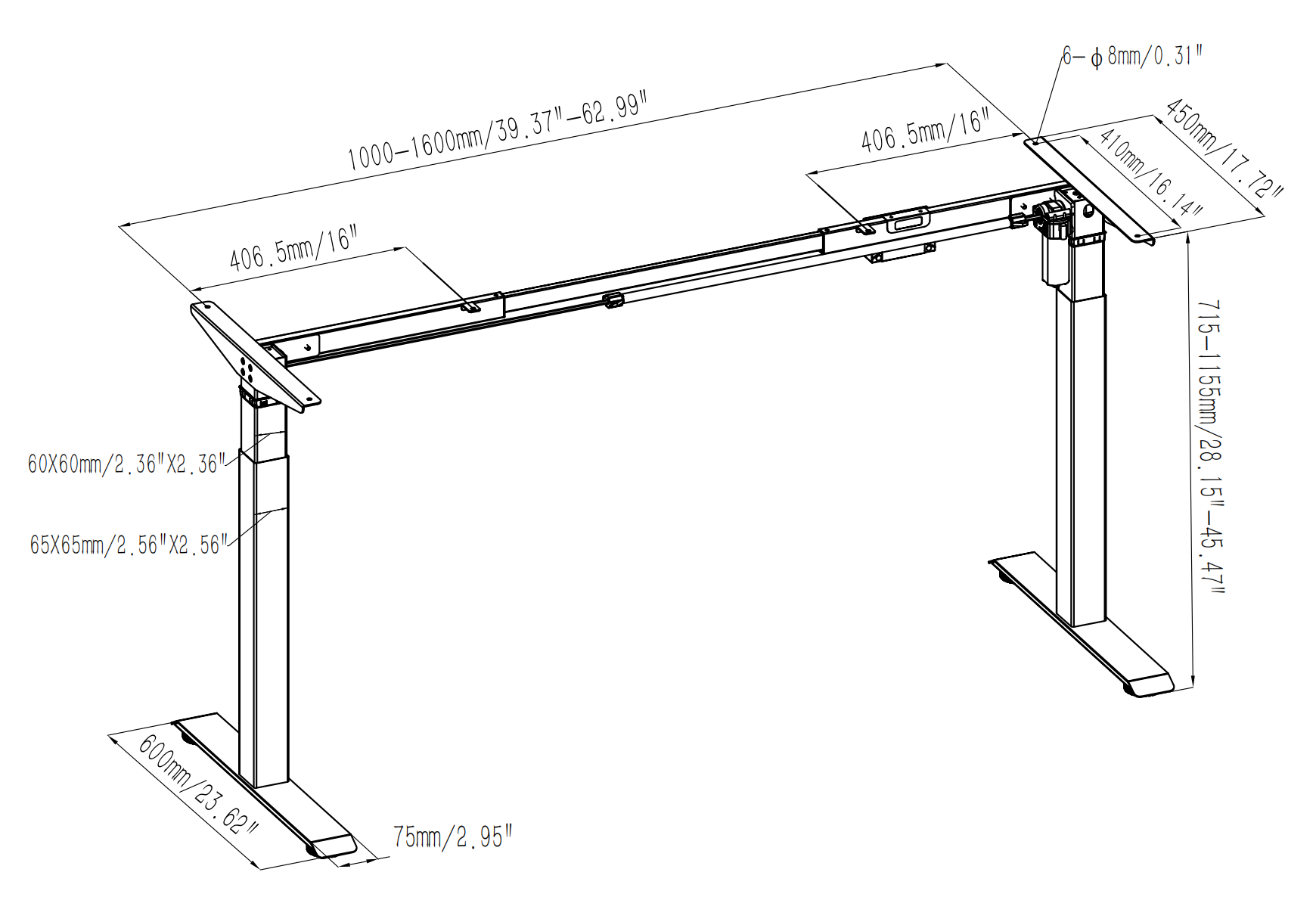 GD-2SBAF2 line drawing