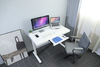 Wholesale Brushless Motor Wooden Standable Table (120×60cm), Sit-to-Stand Desk with Wireless Charging | Energy-Efficient Electronic Height Adjustment | OEM/ODM