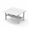 All-White NT33-4HF3A Standing Desk – Minimalist Office Setup with 1800mm Desktop & Eco-Friendly Design