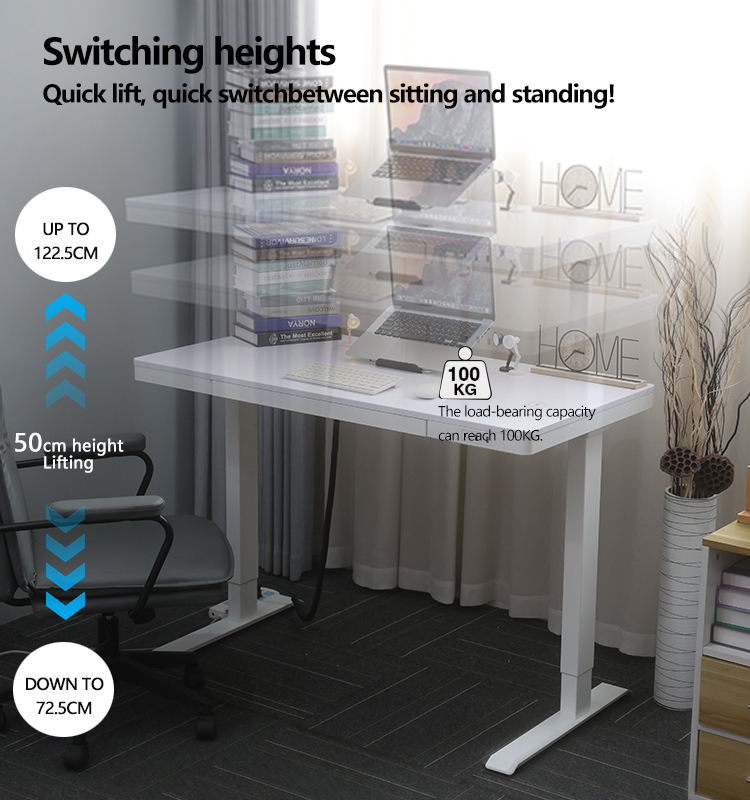 height range | nate stand desk frame