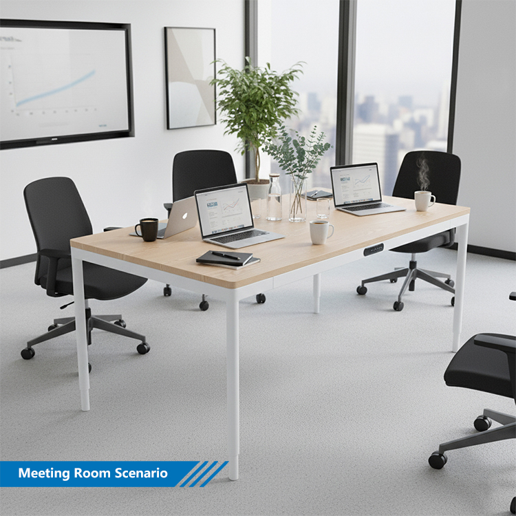Dining Table Height-Adjustable Desk Work Desk Multi-Use Scenario Images