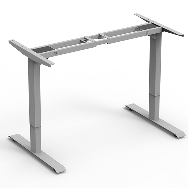 Anti-Collision Feature 2 Stage Leg 2 Motor Electric Height Adjustable Desk FRAME ONLY