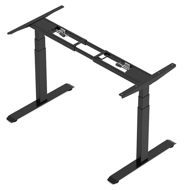 Quick Installation Stand Up Standing Desk Frame Suppliers Only Dual Motor 3 Stage Electric Adjustable Standing Computer Desk