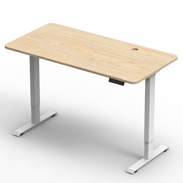 Single Motor Double Beam Ergonomic Seat Standing Desk Computer Desk Factory Electric Height-Adjustable Desk Table Frame