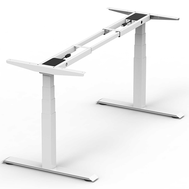 Stand Up Desk Manufacturer 4 Stages Dual Motor Electric Standing Desk Height Adjustable Desk Electric Sit Stand Desk