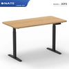  Natural Yellow-Toned Wood Desktop – Ergonomic Design for Modern Home Office