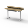 Economy Single Motor Sit-Stand Desk (complete table) HT-2SABR2(A) Smooth desk with unchangable stability. from china(chinese)