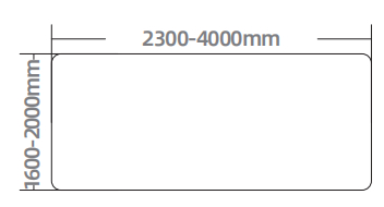 Customizable Desktop Size 1600-2000mm × 2300-4000mm | Flexible Dimensions for Large Meeting Rooms