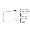 A diagram showing for 2JRF3 home office desk