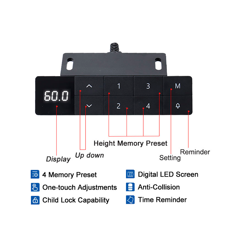 multi-function button controller showing