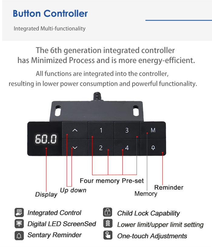 is the dedicated image showcasing the button controller and its various functions with labels.