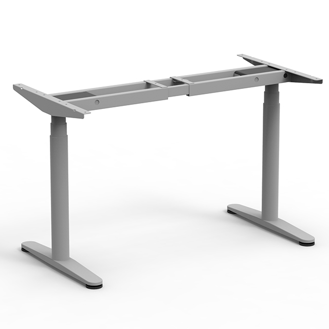 Round Sit Stand Up Height Adjustable Desk Factory Dual Motor Electric Lift Standing Desk Computer Table
