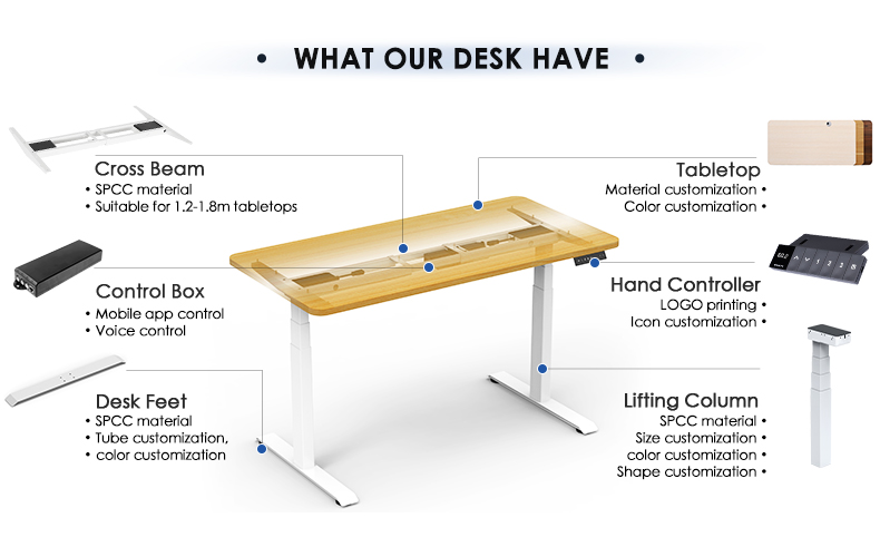 Electric desk factory