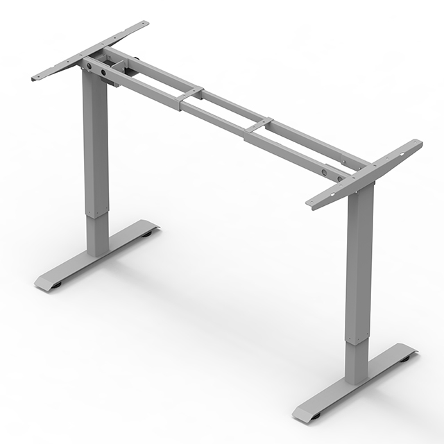 Single Motor Double Beam Ergonomic Seat Standing Desk Computer Desk Factory Electric Height-Adjustable Desk Table Frame