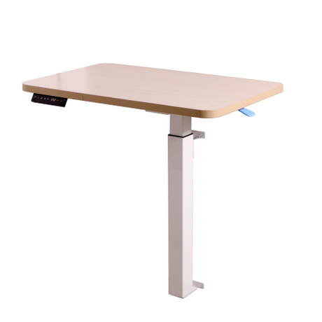 E5 Space Saver Single Motor One Leg Electric Height Adjustable Lifting Desk Wall Mounted Ergonomic Computer Desk Work From Home