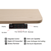 2JRF2 desk frame control panel functions and features