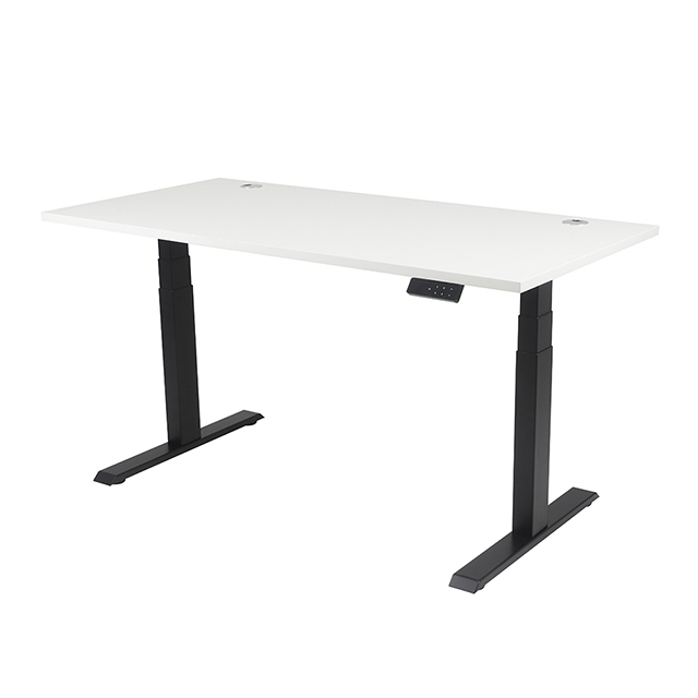 Quick Installation Stand Up Standing Desk Frame Suppliers Only Dual Motor 3 Stage Electric Adjustable Standing Computer Desk