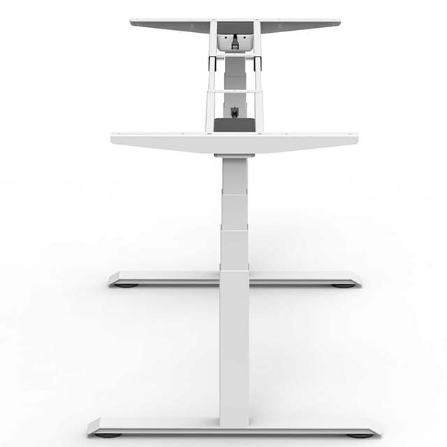 Stand Up Desk Manufacturer 4 Stages Dual Motor Electric Standing Desk Height Adjustable Desk Electric Sit Stand Desk