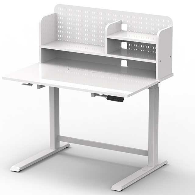 Wholesale Electronic Height Adjustable Study Desk with Shelving