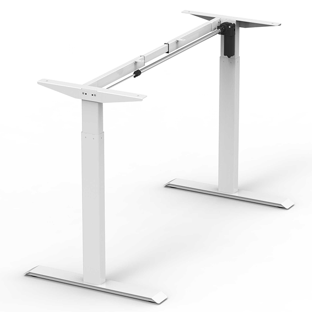 Wholesale Adjustable Width Ergonomic Electric Single Motor 2 Stage Sit Stand Height Adjustable Standing Desk Mechanism