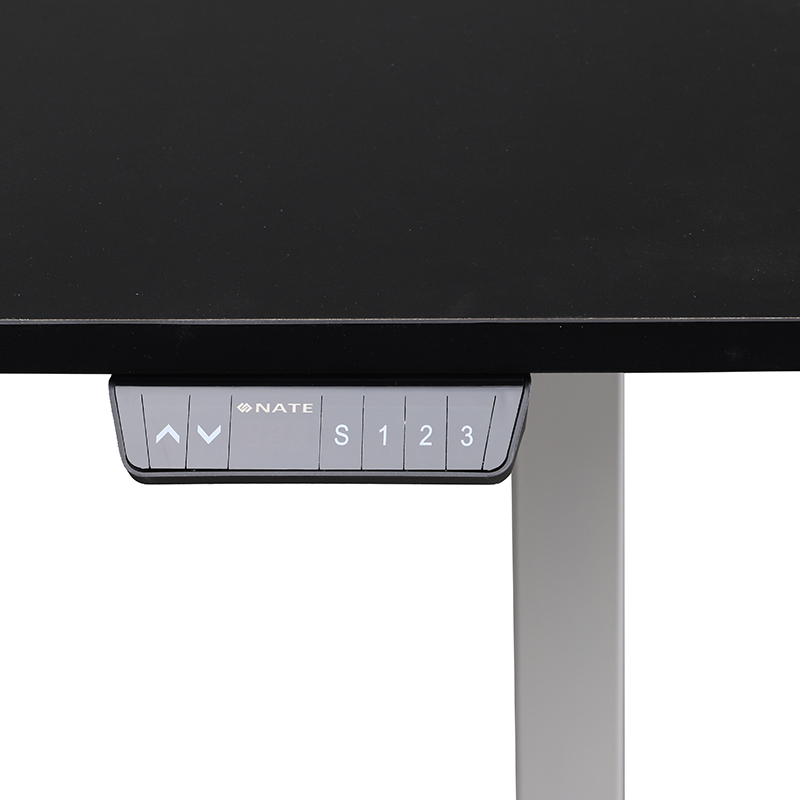 Sit Stand Staff Desk Electric Standing Laptop Table Height Adjustable Desk Metal Modern Computer Desk