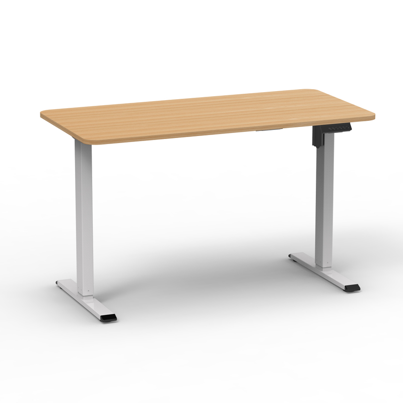 Single Motor Standing Automatic Office Table Ergonomic Sit Standing Height Adjustable Office Desks 