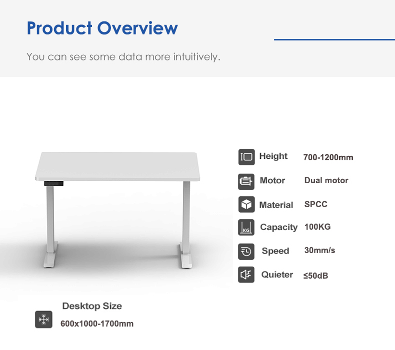 NATE 2JRF2(A)-D5-Manufacture and supply high - quality brushless motor standing desks through ODM and OEM models 