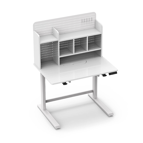 Standing desk for dual monitor setup