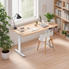 2CF2 Dual Motor Electric Standing Desk Frame, showcasing its modern minimalist design and smooth height adjustment.
