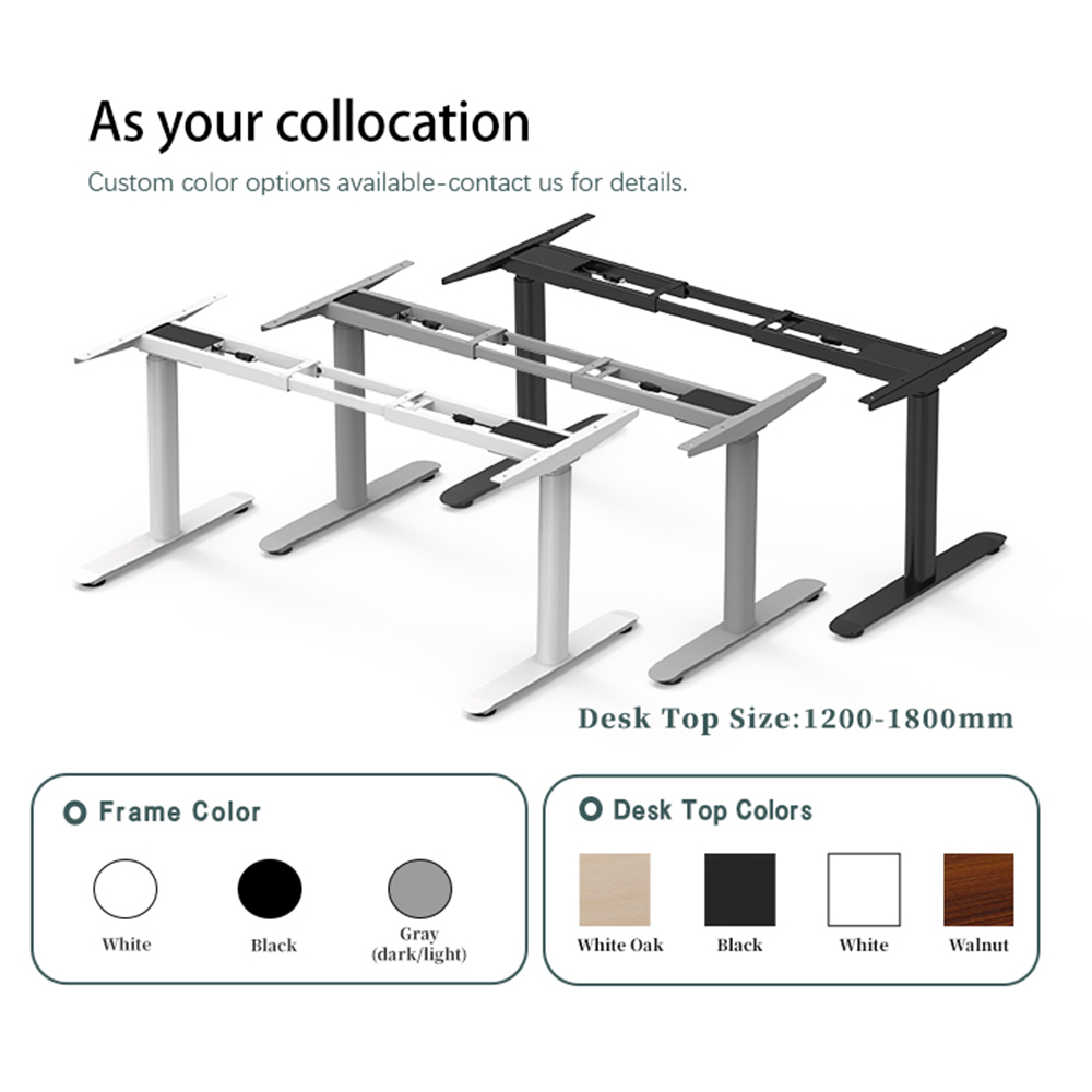 2CF3-KZC2-Customised Version standing desk frame color select