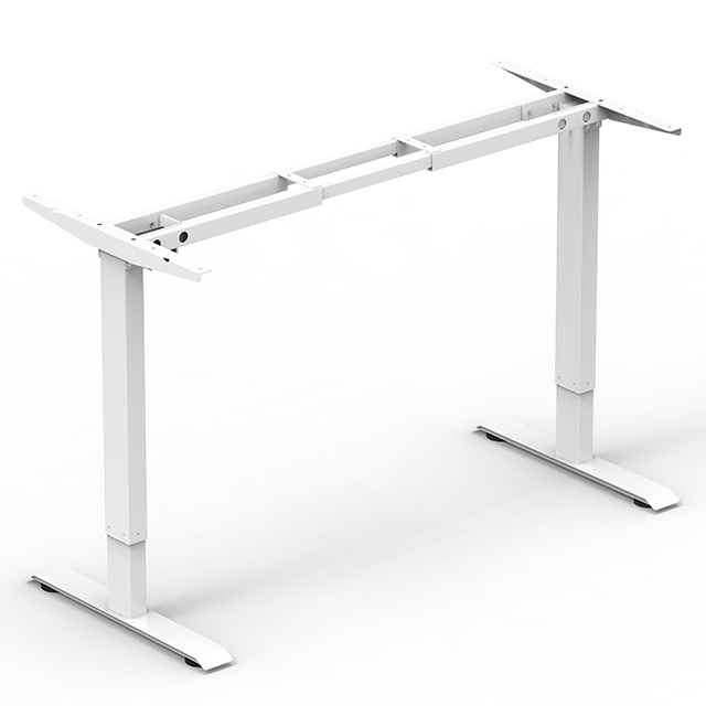Single Motor Double Beam Ergonomic Seat Standing Desk Computer Desk Factory Electric Height-Adjustable Desk Table Frame