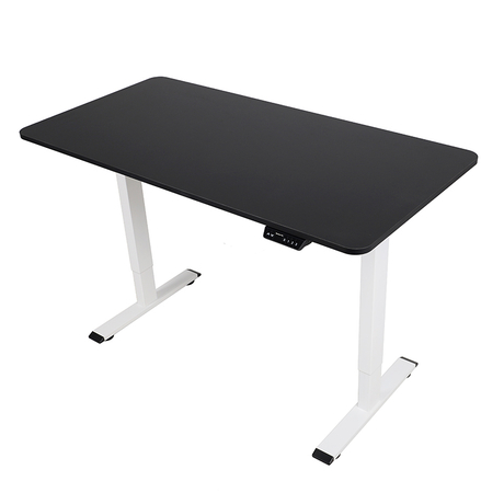 Sit Stand Staff Desk Electric Standing Laptop Table Height Adjustable Desk Metal Modern Computer Desk