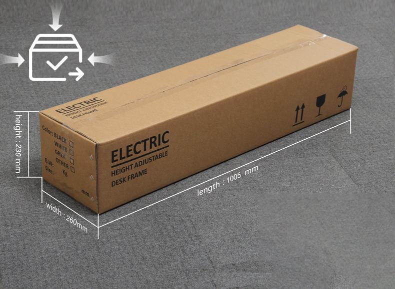 External view of the package