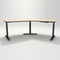 NATE NT33-3AF3 3-Stage Standing Desk Frame | 360° Rotatable Legs & 40mm/s Lift | Home/Office Ergonomic DIY Solution