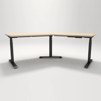 NATE NT33-3AF3 3-Stage Standing Desk Frame | 360° Rotatable Legs & 40mm/s Lift | Home/Office Ergonomic DIY Solution