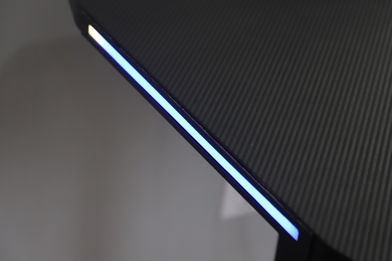 2SBAF2-GD: Premier Streaming/Gaming Desk. RGB, Hooks, Cable Mgmt. Stitched Legs for Longevity/Smoothness.