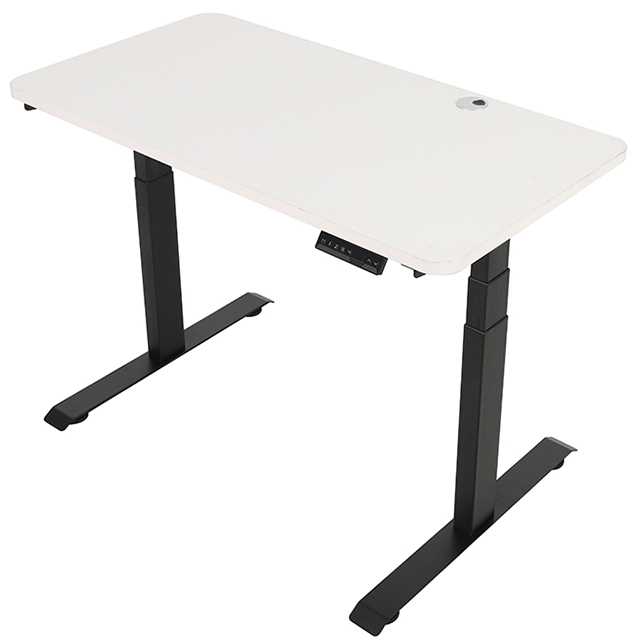 Quick Installation Adjustable Standing Tabletop Desk Base Factory 2 Legs Standing Office Desk