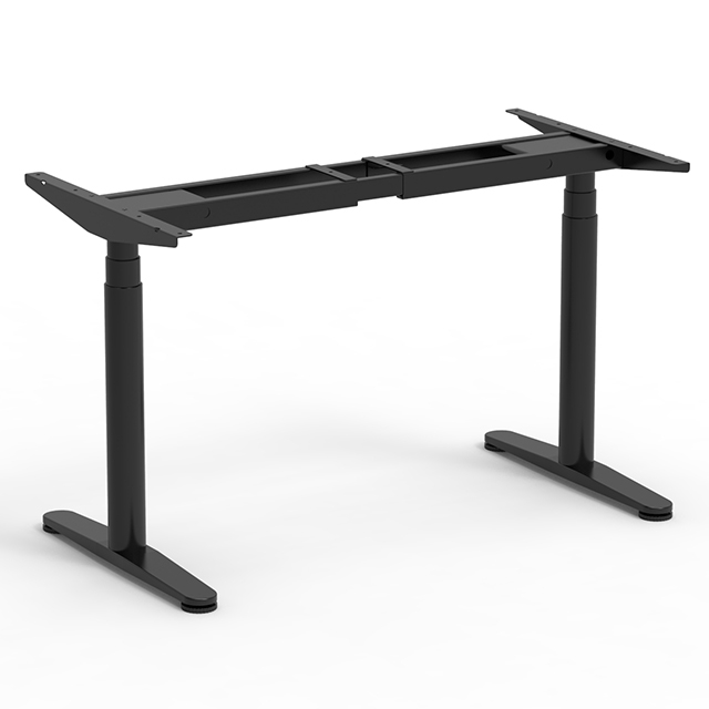 Round Sit Stand Up Height Adjustable Desk Factory Dual Motor Electric Lift Standing Desk Computer Table