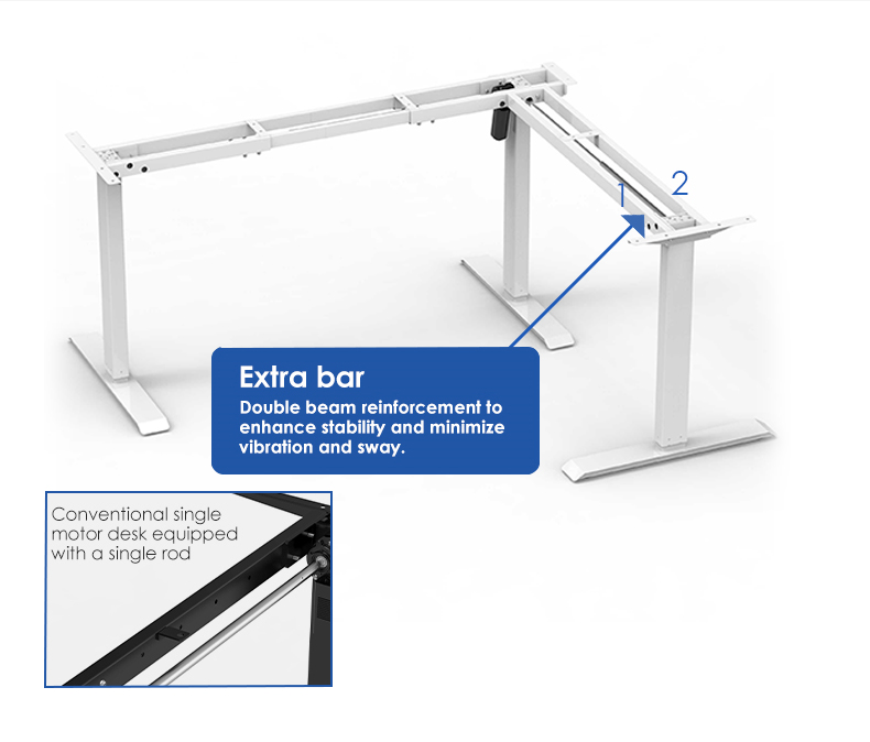 3SABRH2-Standing Desk Frame (3)